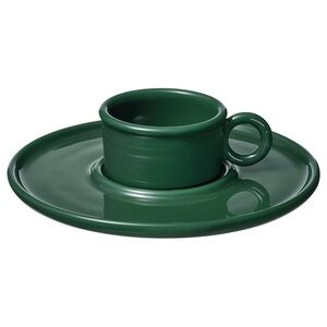 IKEA Vinterfint | Gustaf Westman Collab | 2oz Dark Green Cup & Saucer